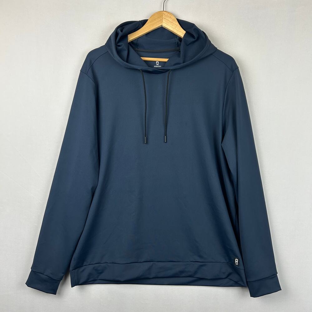 Rhone Essentials Performance Hoodie Sweatshirt Navy Blue 101017 Men's Size L